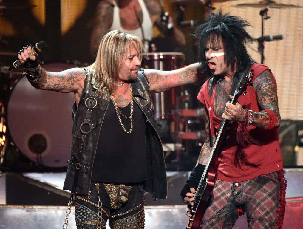 Vince Neil and Nikki Sixx of Motley Crue