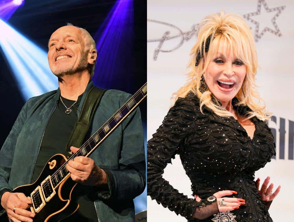 Peter Frampton and Dolly Parton