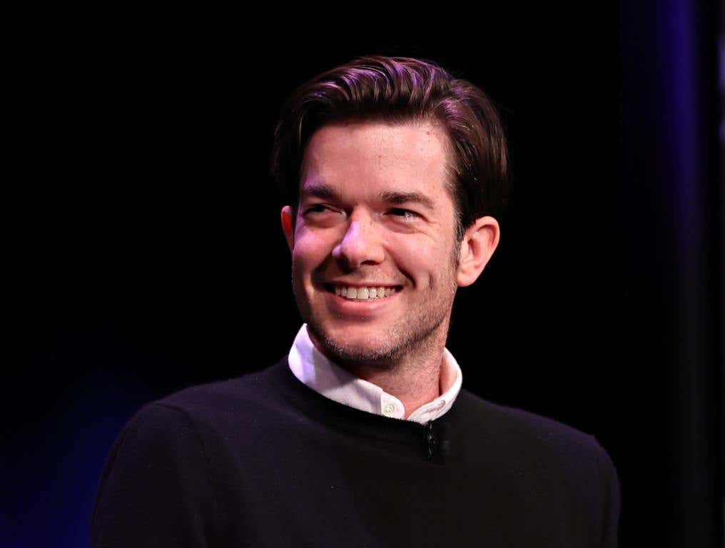 John Mulaney speaks onstage during 'John Mulaney in Conversation with Fred Armisen' at 92NY on May 31, 2023 in New York City.