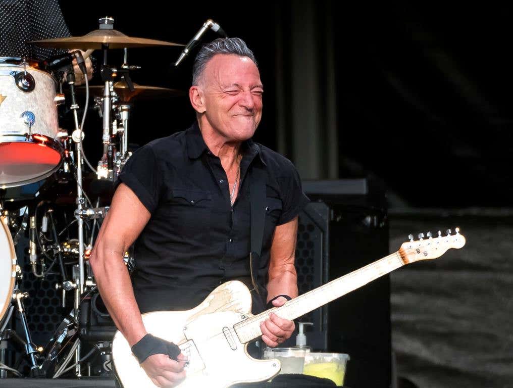 Bruce Springsteen performs at BST Hyde Park Festival 2023 at Hyde Park on July 06, 2023 in London, England.