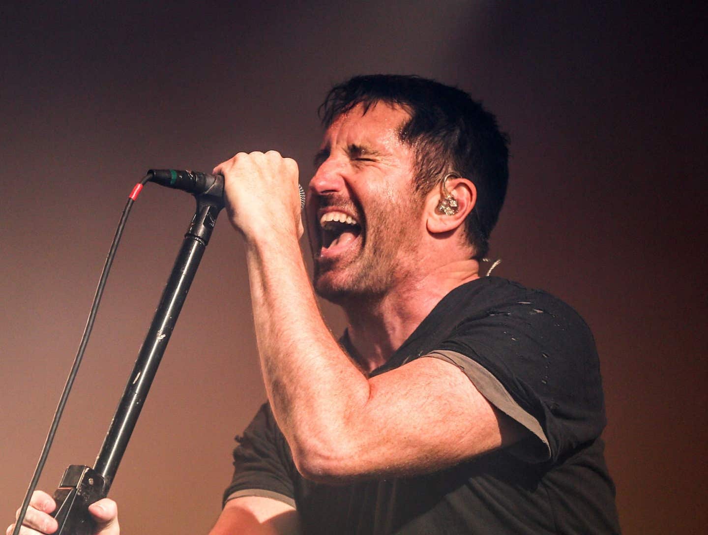 Trent Reznor of Nine Inch Nails performs onstage on day 3 of FYF Fest 2017 at Exposition Park on July 23, 2017 in Los Angeles, California.